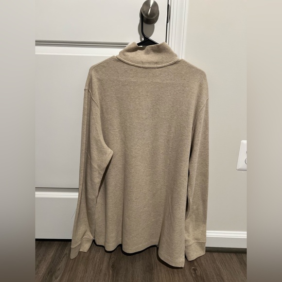 Ralph Lauren Polo Beige Quarter Zip Pull over EUC - Picture 3 of 6